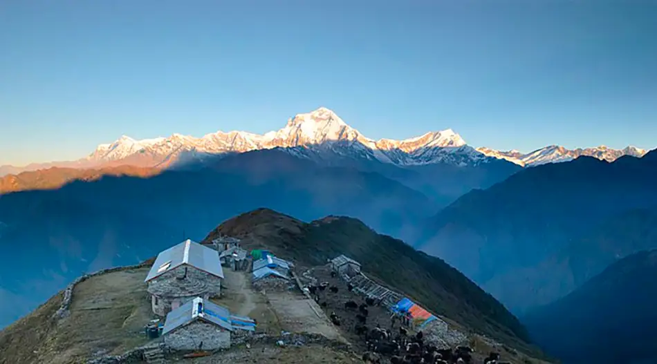 View from Khopra Hill Trek