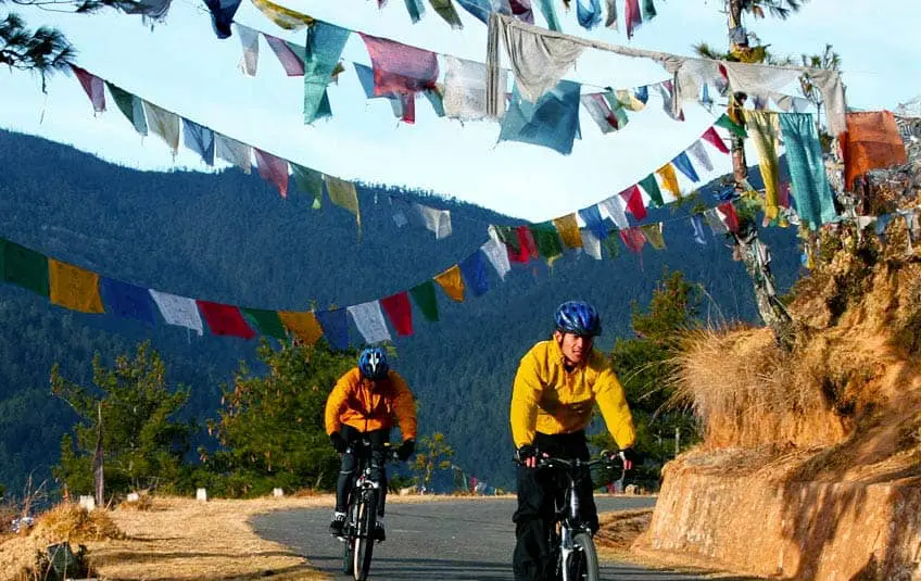 Biking tour in Bhutan