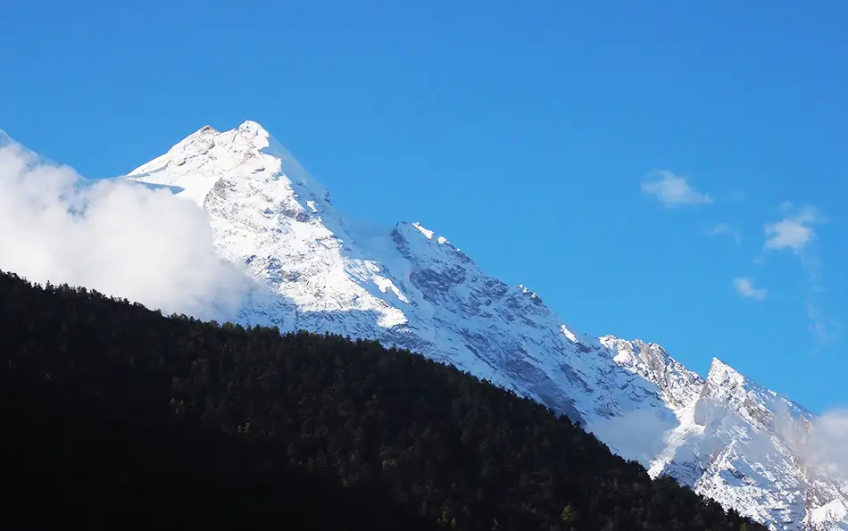 Royalty free mountain climbing in Nepal