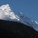 Royalty free mountain climbing in Nepal